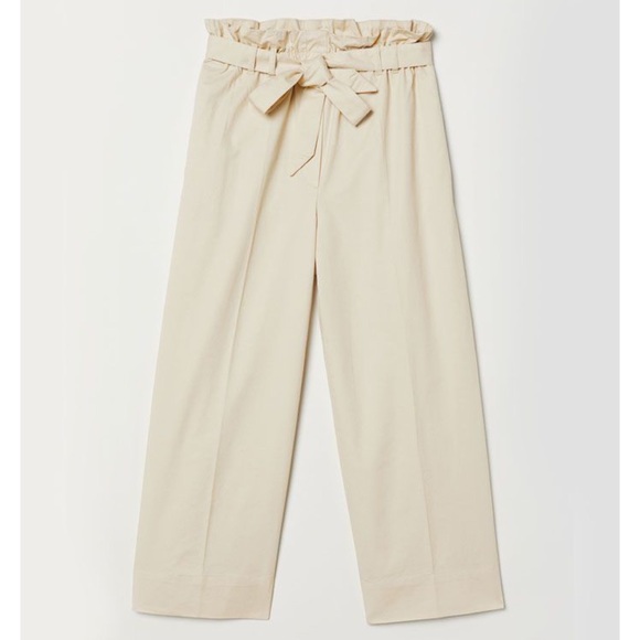 H&M PAPER-BAG WAIST PANTS - Picture 1 of 5